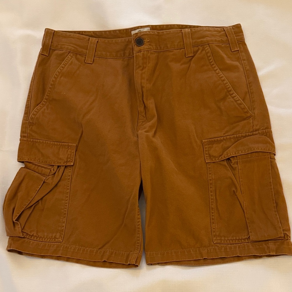 Men's Timberland Rust Brown Cargo Shorts